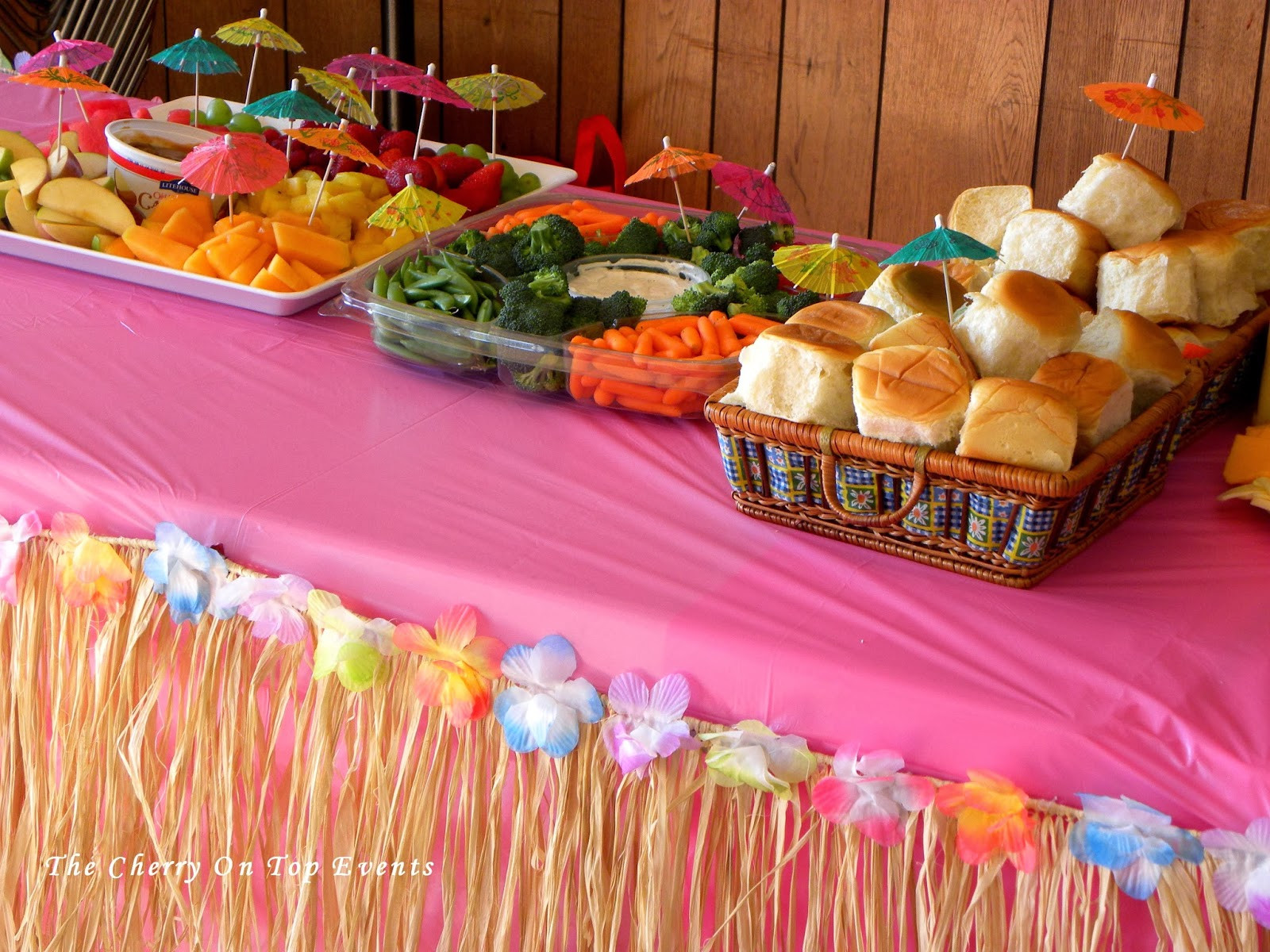 Luau Birthday Party Food Ideas
 The Cherry Top Events Party Blog Luau Baby Shower