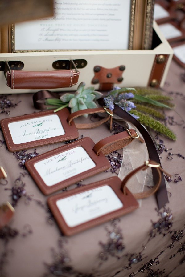 Luggage Tag Wedding Favors
 Wedding Luggage Tag Favors Currys Leather Products