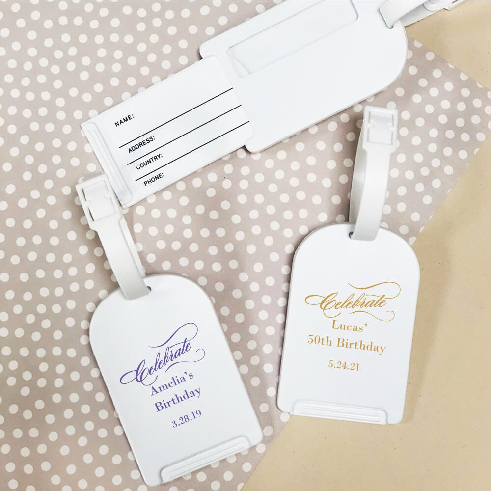 Luggage Tags Wedding Favors
 Personalized Luggage Tag Party Favors Travel Favor