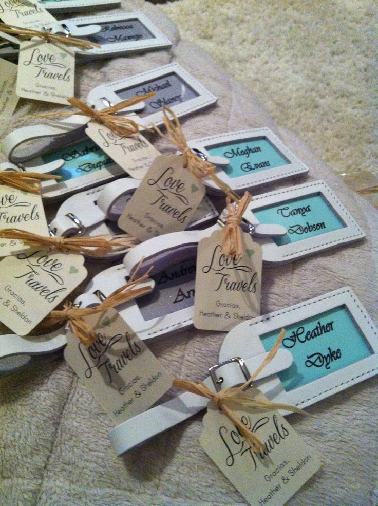 Luggage Tags Wedding Favors
 Leather Luggage Tags Wedding Favors