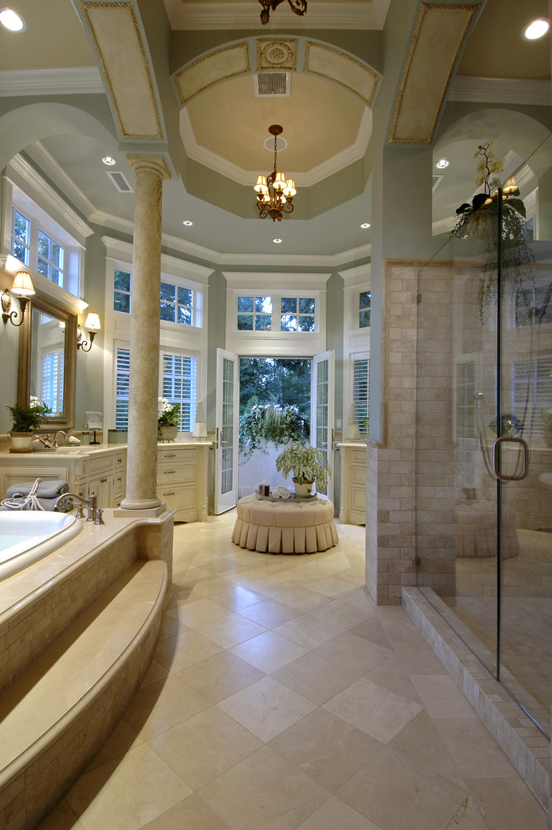 Luxury Master Bathroom
 Horton Manor Luxury Home Plan 071S 0001