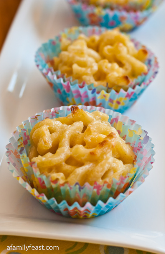 Macaroni And Cheese Cupcakes
 Mac and Cheese Cupcakes A Family Feast
