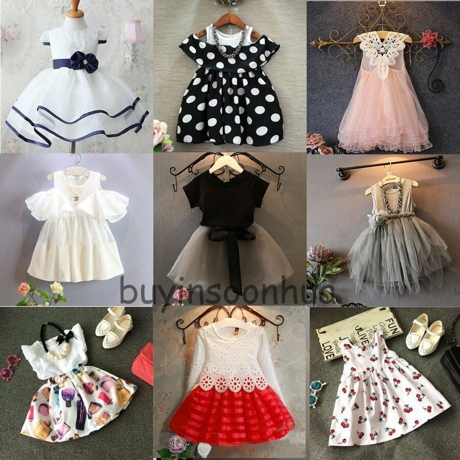 Macy'S Baby Girl Party Dresses
 Flower Girl Princess Dress Kid Baby Party Wedding Pageant