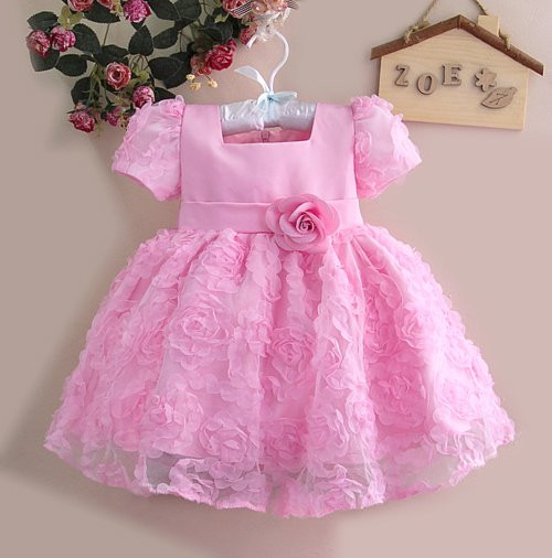 Macy'S Baby Girl Party Dresses
 Baby Girl Chiffon Flower Party Dresses Girls Dark Pink