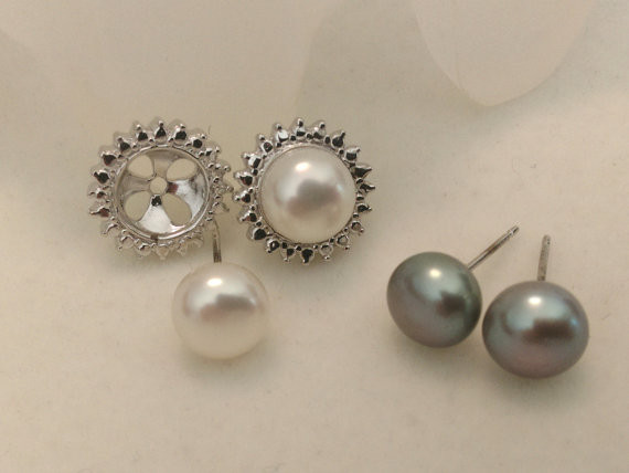 Macy's Wedding Rings
 50 Pearl Earring Jackets Pearl Ear Jacket Earrings Ear