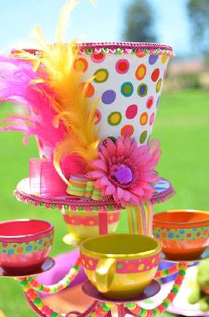 Mad Hatter Birthday Party
 Kara s Party Ideas AlIce In Wonderland Mad Hatter Themed