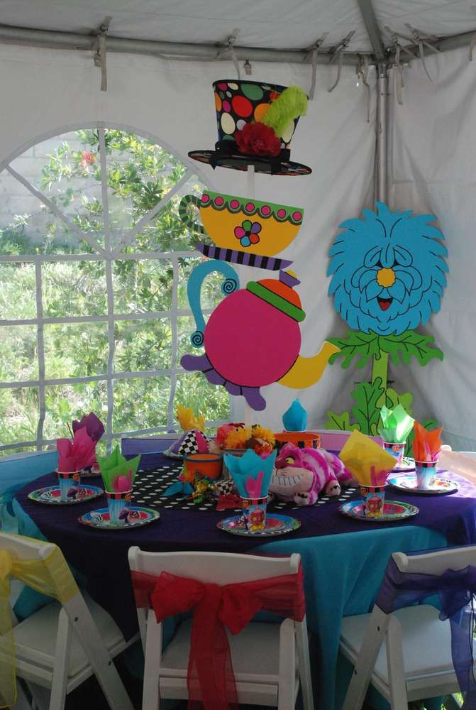 Mad Hatter Birthday Party
 Alice in Wonderland Mad Hatter Birthday Party Ideas