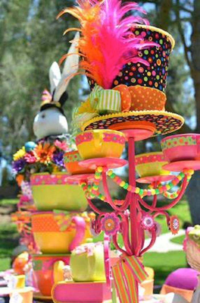 Mad Hatter Birthday Party
 Kara s Party Ideas AlIce In Wonderland Mad Hatter Themed