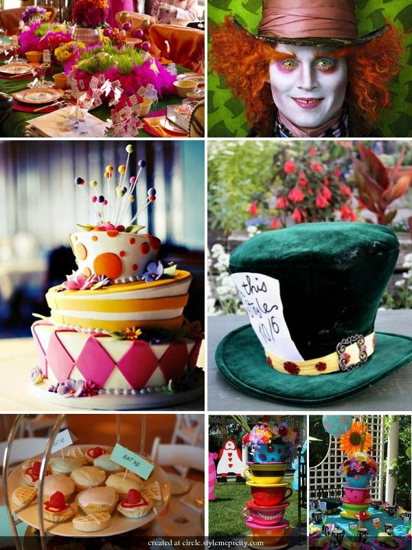 Mad Hatter Birthday Party
 Mad hatter party ideas
