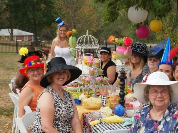 Mad Hatter Tea Party Ideas For Adults
 Mad Hatter’s tea party shower… lots of pics Weddingbee