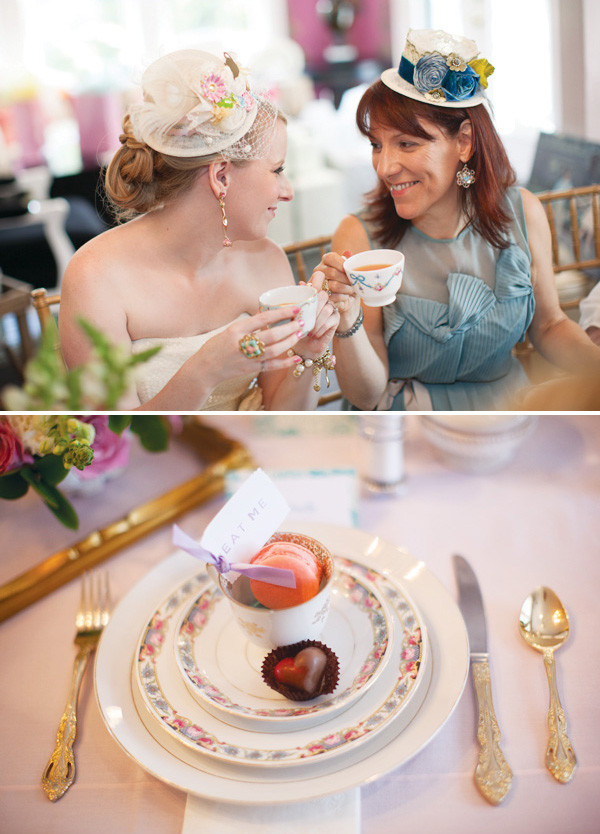 Mad Hatter Tea Party Ideas For Adults
 Vintage Chic Mad Hatter Bridal Shower Hostess with the