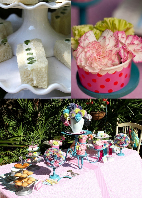 Mad Hatter Themed Tea Party Food Ideas
 Alice in Wonderland Mad Hatter Tea Party Ideas