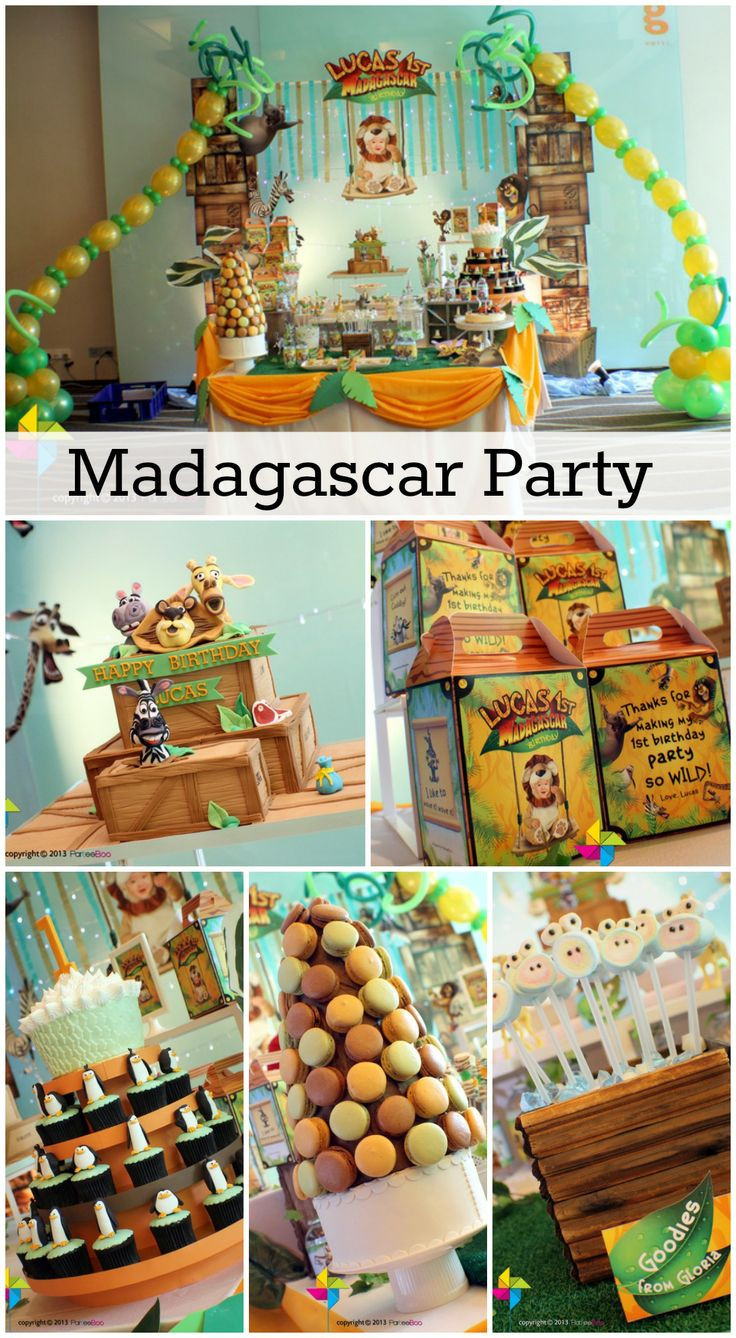 Madagascar Birthday Party
 Madagascar Birthday "Lucas 1st Madagascar Birthday