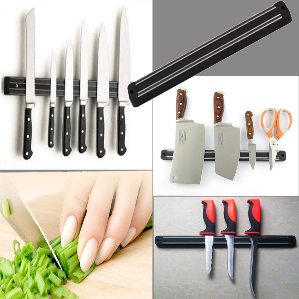 Magnetic Kitchen Organizer
 WALL MOUNTED KITCHEN MAGNETIC KNIFE HOLDER STORAGE RACK