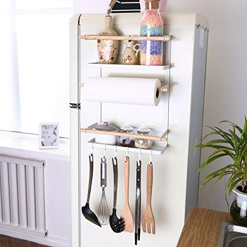 Magnetic Kitchen Organizer
 Magnetic Kitchen Fridge Organizer Rack Paper Towel Holder