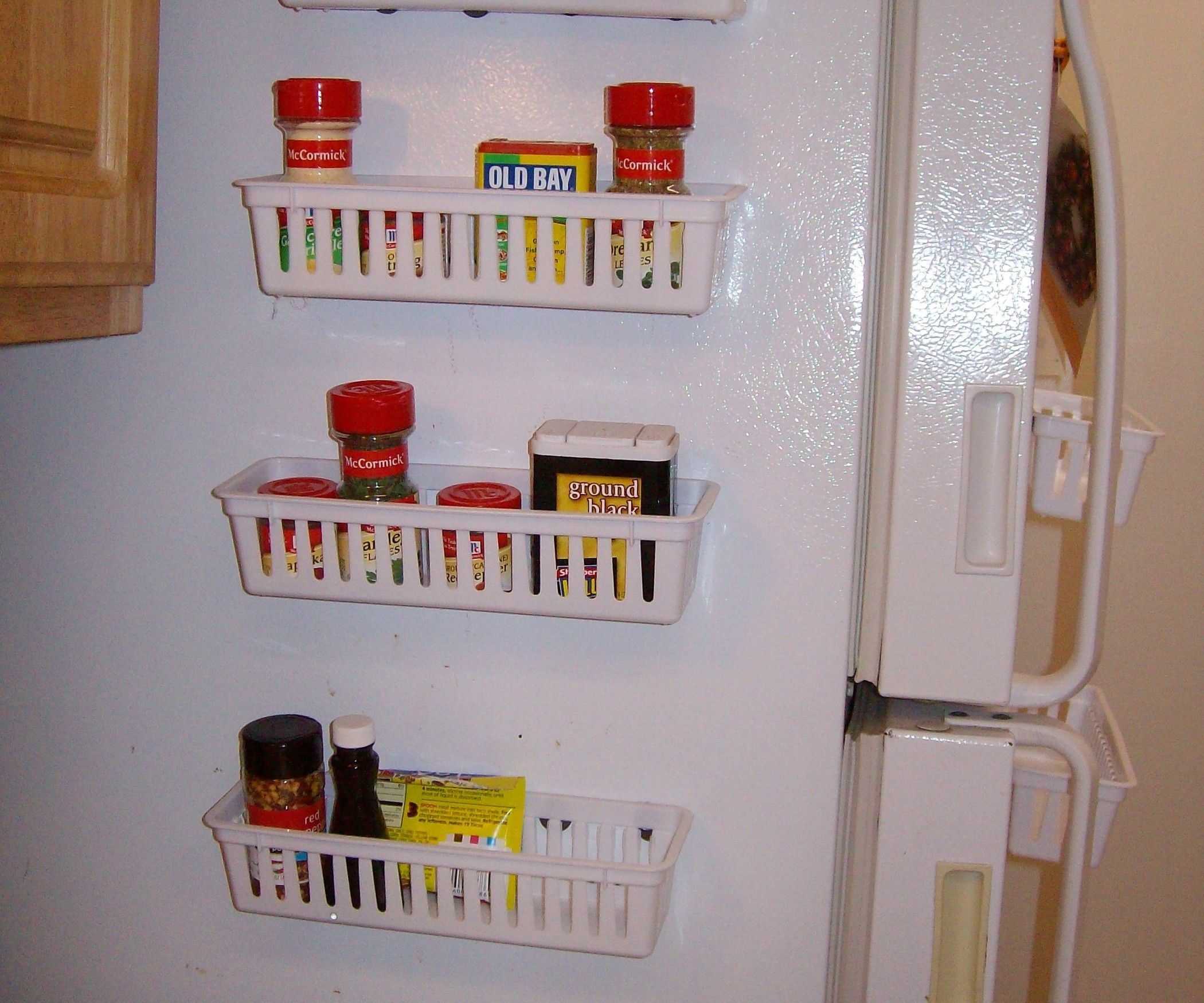 Magnetic Kitchen Organizer
 Magnetic Spice Rack For Refrigerator 3