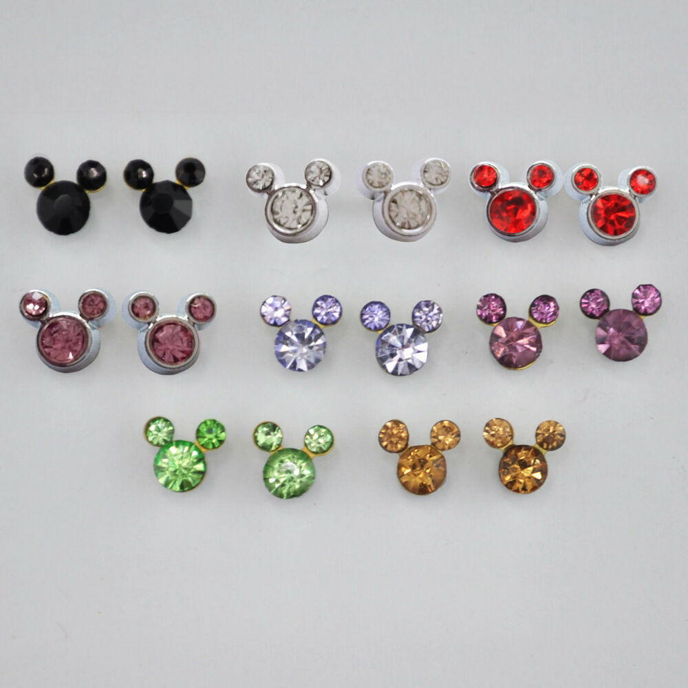Magnetic Stud Earrings
 Mouse Outline Magnet Stud Earrings Magnetic Mens Womens