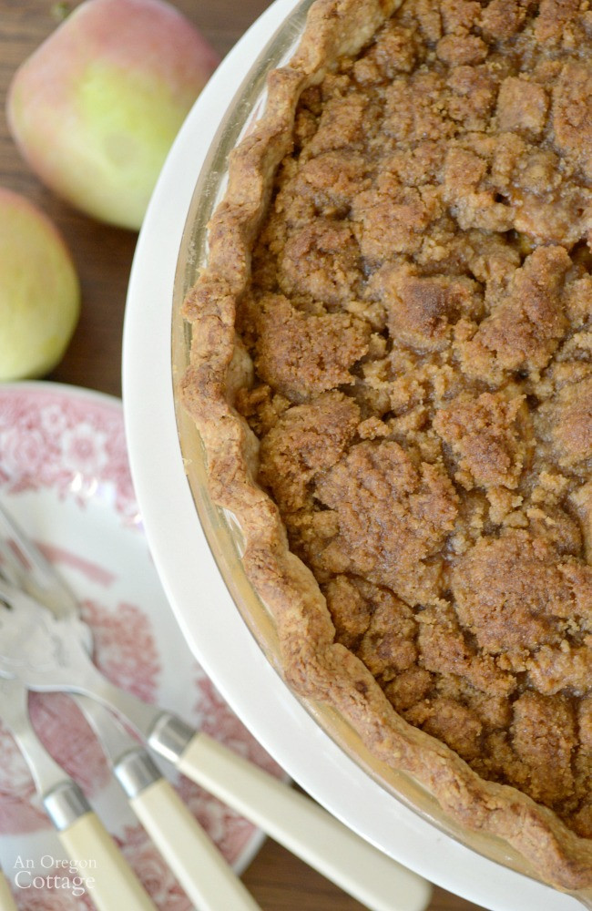 Make Ahead Apple Pie
 Crumb Topped Apple Pie Bake Now or Freeze for Later
