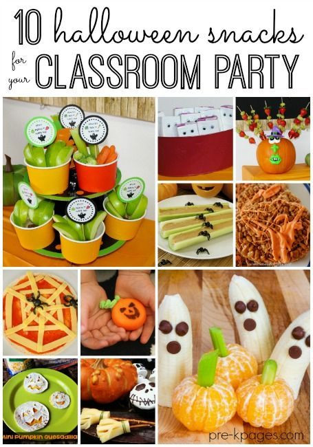 Make Preschool Halloween Party Healthy Food Ideas
 Classroom Halloween Party Snacks