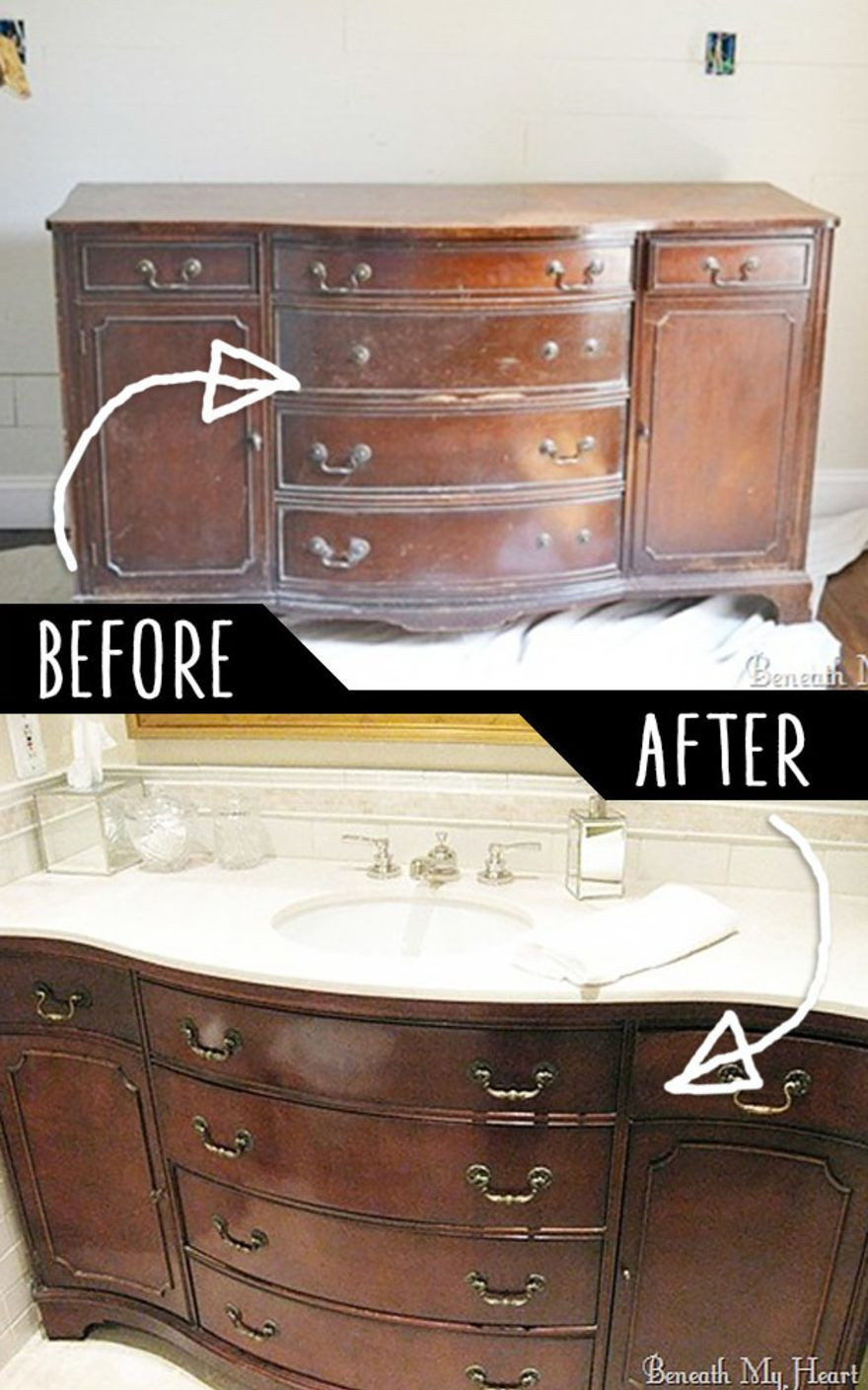 Making A Bathroom Vanity
 4 Make A Bathroom Vanity Out An Old Dresser