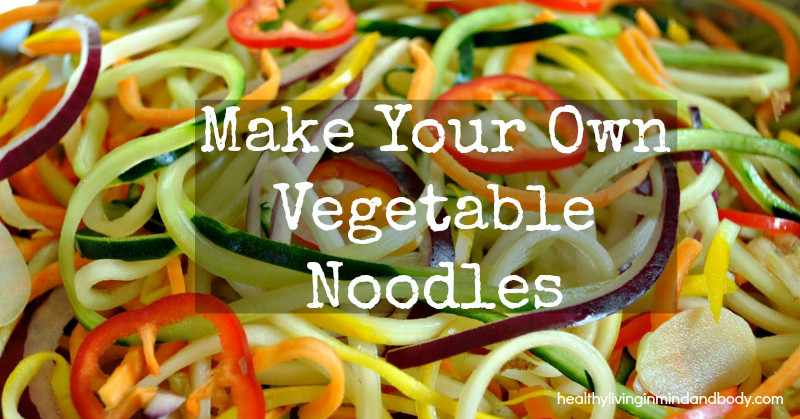 Making Vegetable Noodles
 Make Your Own Ve able Noodles