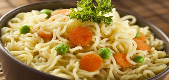 Making Vegetable Noodles
 Spicy Ve able Noodles recipe