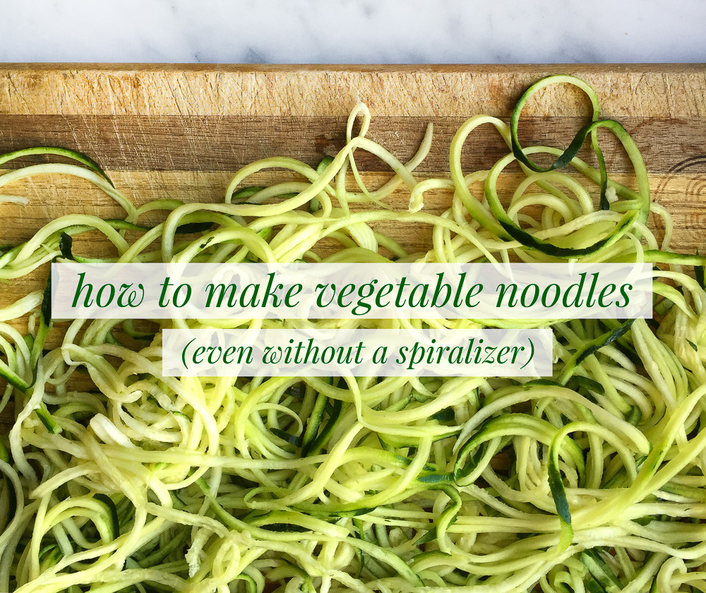 Making Vegetable Noodles
 How To Make Ve able Noodles Even Without A Spiralizer