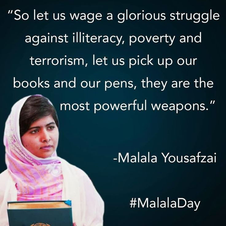 Malala Education Quote
 17 best I Am Malala images on Pinterest