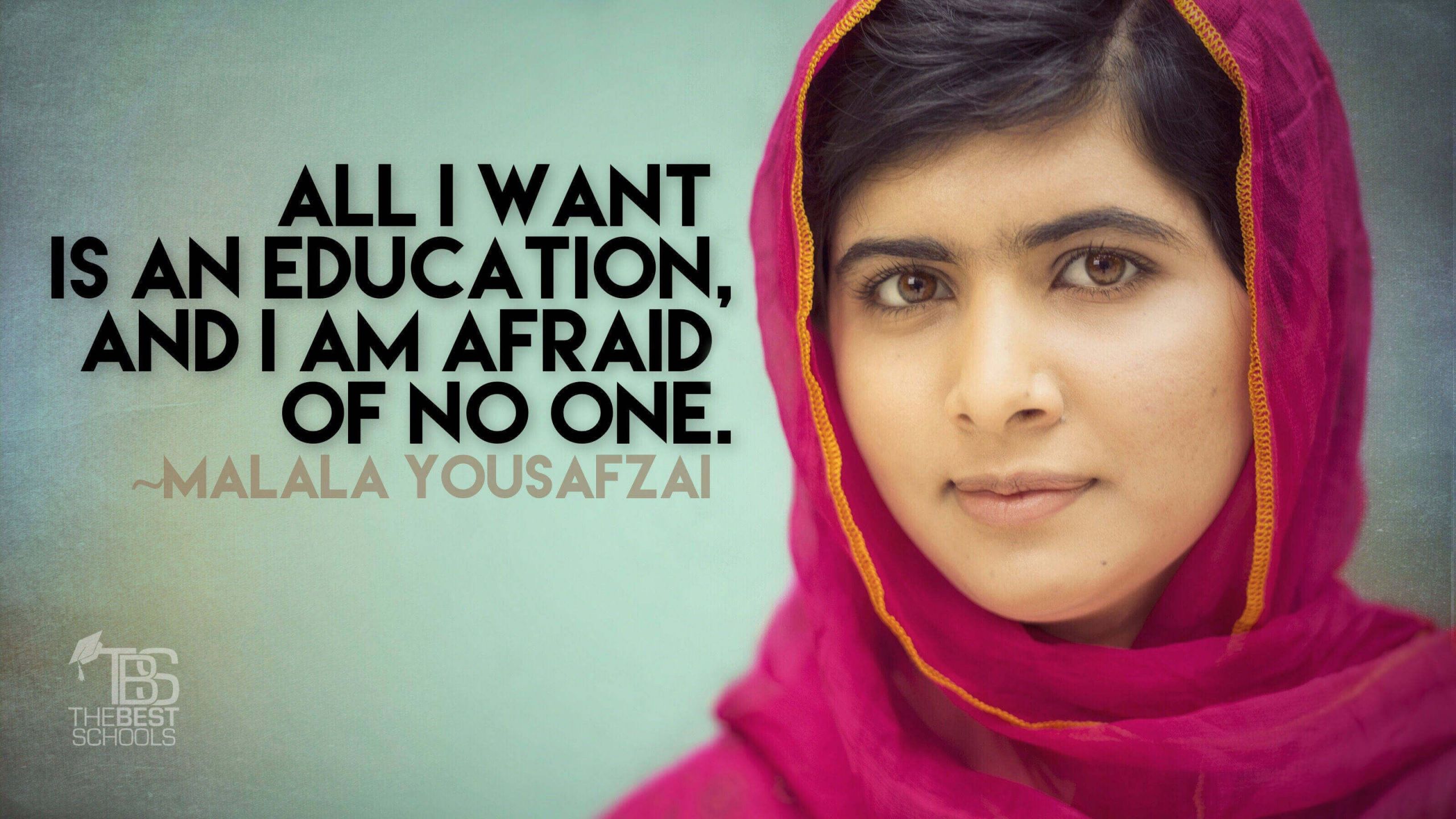 Malala Education Quote
 “5 years ago I was shot Today I attend my first