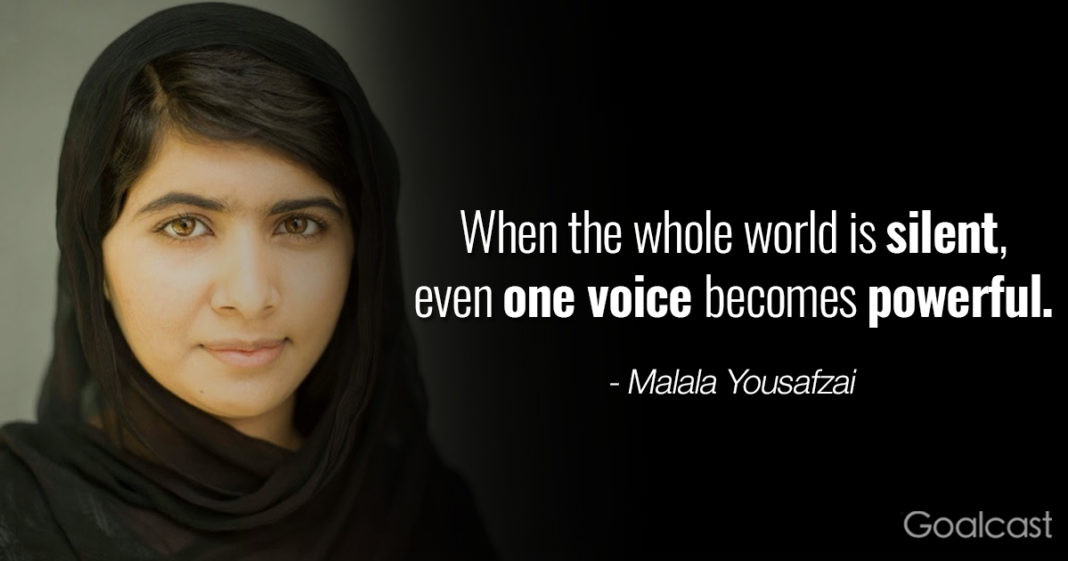 Malala Education Quote
 Top 12 Most Inspiring Malala Yousafzai Quotes