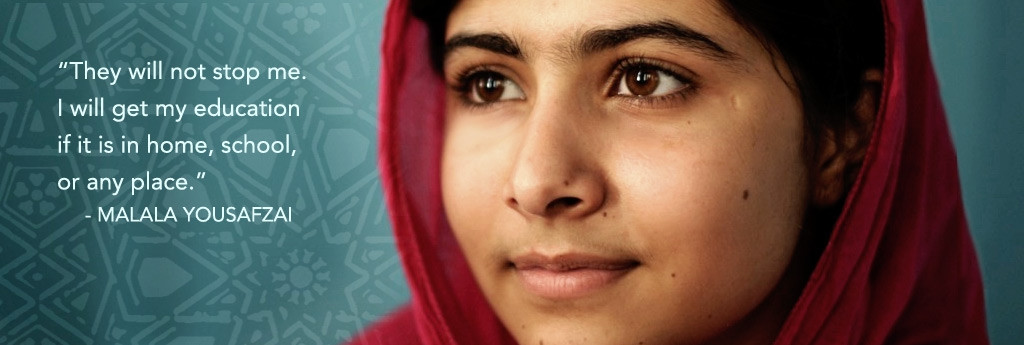 Malala Quotes Education
 Malala standing up for education when no one would