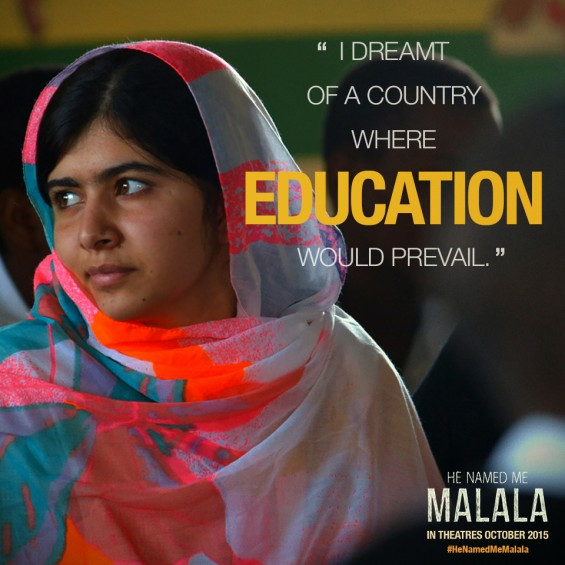 Malala Quotes Education
 4 Reasons for Tweens to See He Named Me Malala