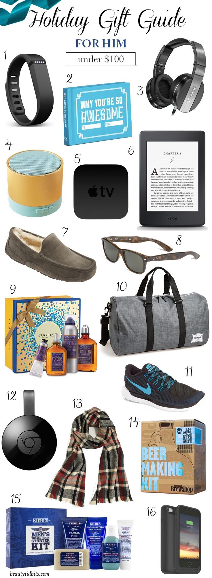 Male Birthday Gift Ideas
 16 Holiday Gifts Your Man Will Love And Actually Use