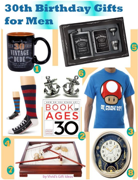 Male Birthday Gift Ideas
 30th Birthday Gifts for Men