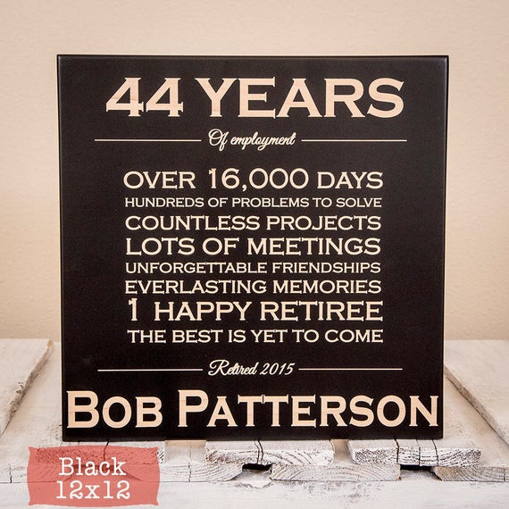Male Retirement Party Ideas
 Personalized Retirement Gift Retirement Gifts Retirement