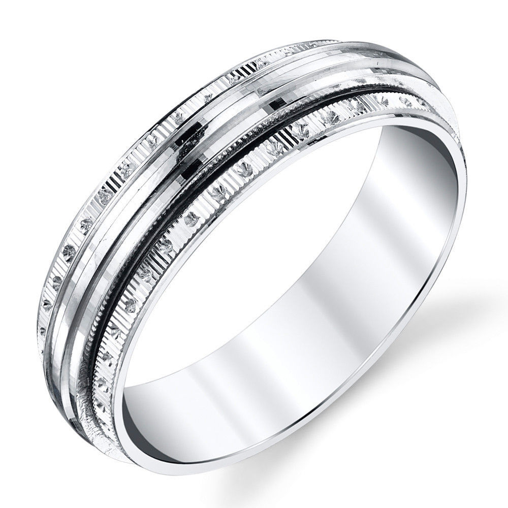 Male Wedding Ring
 925 Sterling Silver Mens Wedding Band Ring Spinner Center