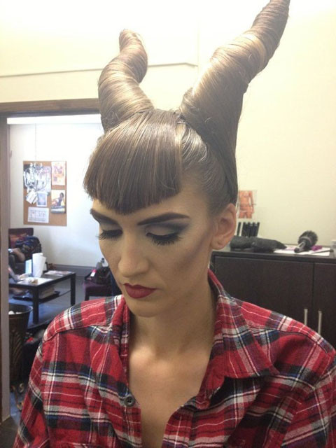 Maleficent Hairstyle
 17 cool Halloween hairstyles tutorials and iconic