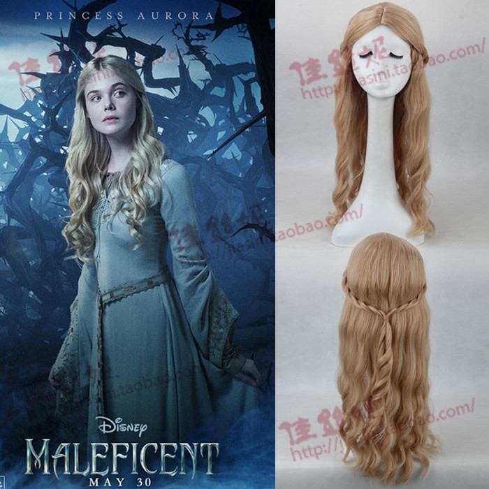Maleficent Hairstyle
 New Movie Maleficent Sleeping Beauty princess Aurora long