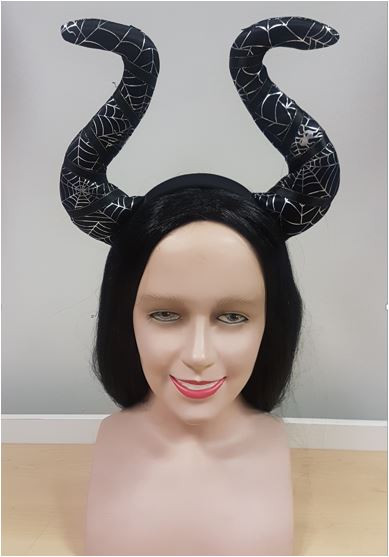 Maleficent Hairstyle
 Maleficent style horns on headband – Code 9143
