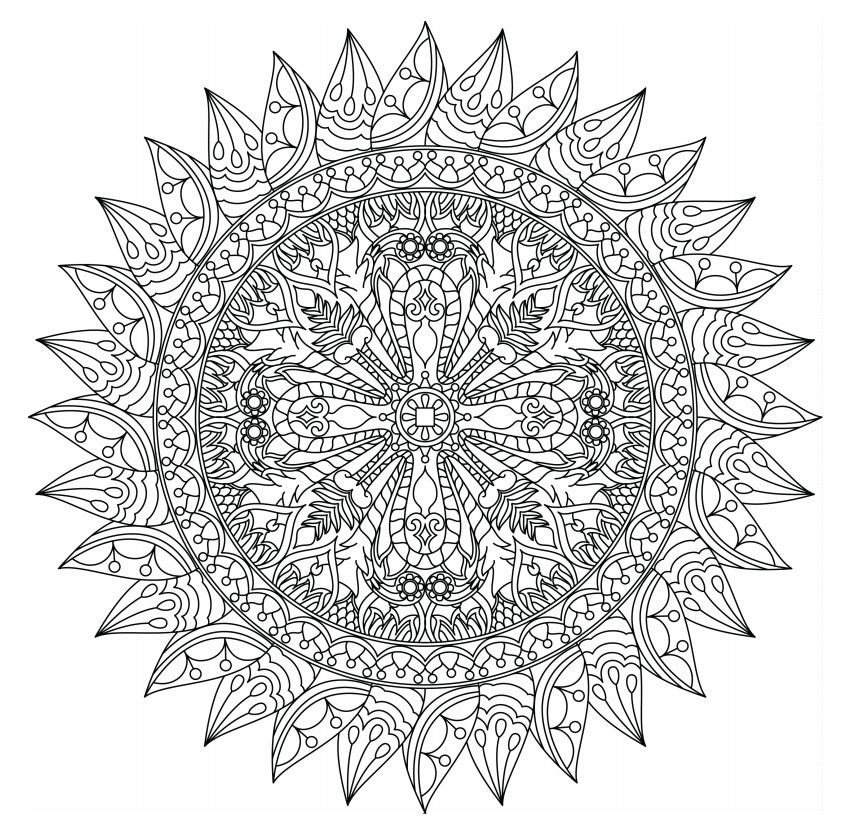 Mandala Coloring Books For Kids
 498 Free Mandala Coloring Pages for Adults