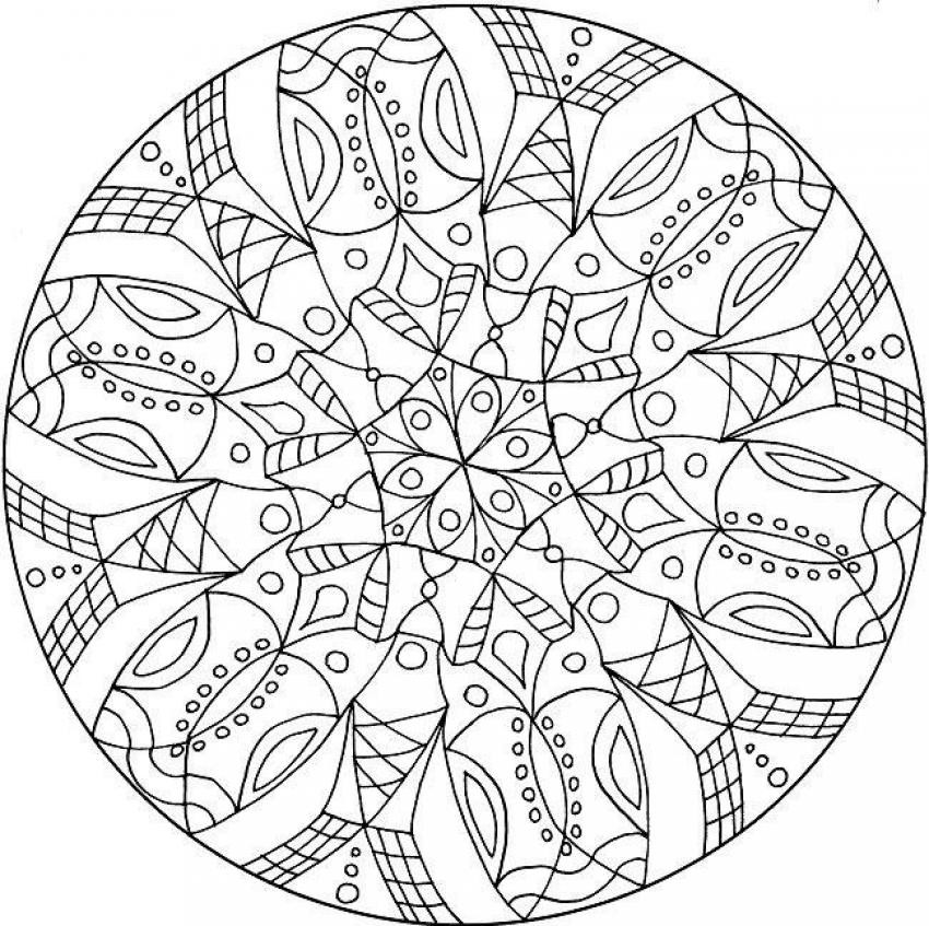 Mandala Coloring Pages For Boys
 Mandala c coloring pages Hellokids