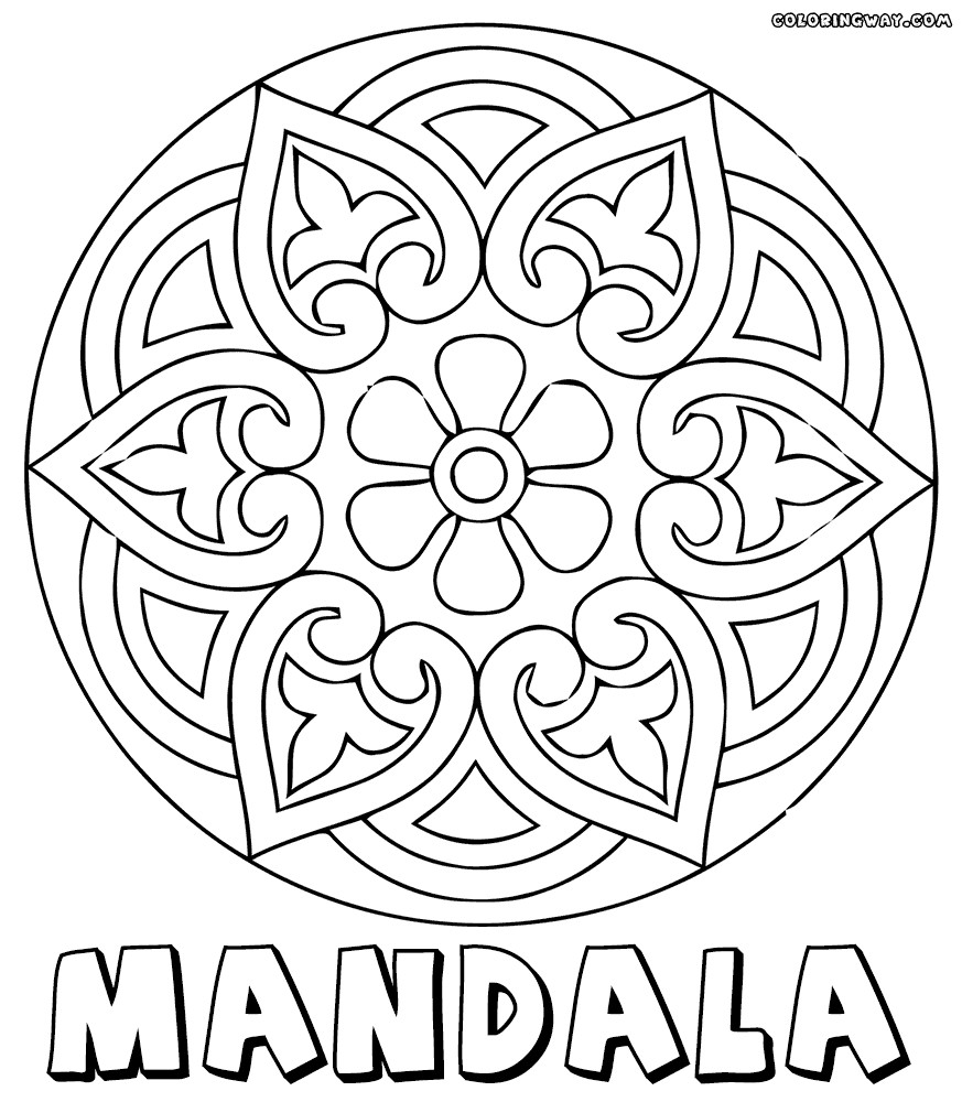 Mandala Coloring Pages For Boys
 Intricate mandala coloring pages