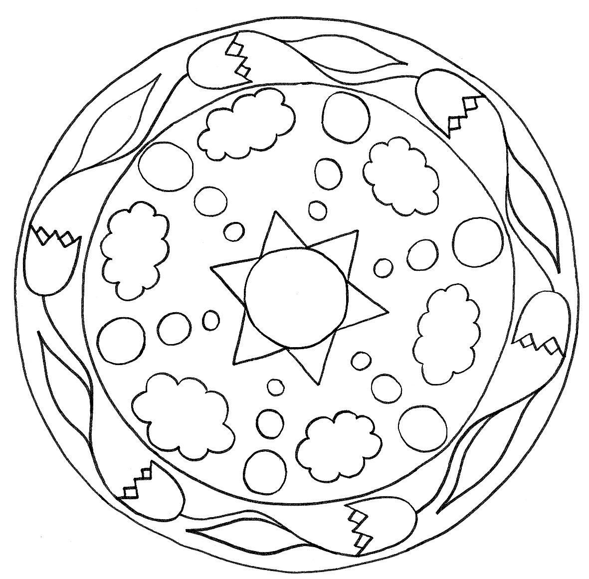 Mandala Coloring Pages Printable For Kids
 Free Printable Mandalas for Kids Best Coloring Pages For