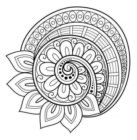 Mandala Coloring Pages Printable For Kids
 Flower mandala coloring page free More