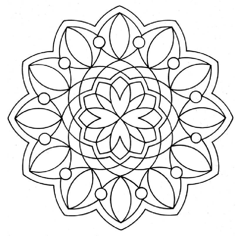 Mandala Coloring Pages Printable For Kids
 free mandala coloring pages for kids printable coloring