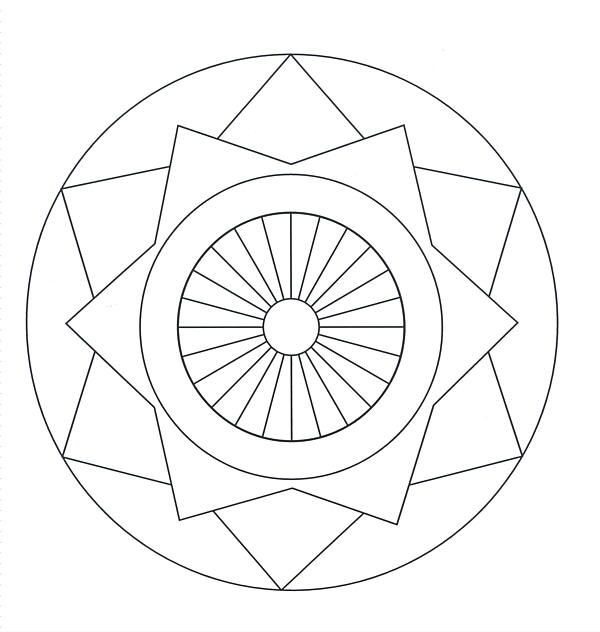 Mandala Coloring Sheets For Kids
 Circular Mandala Kids Coloring Pages with Free Colouring