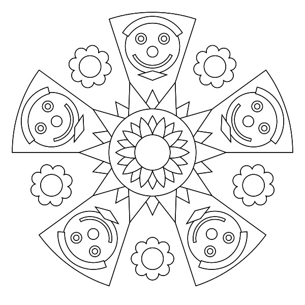 Mandala Coloring Sheets For Kids
 Mandala Coloring Pages For Kids Parenting Times