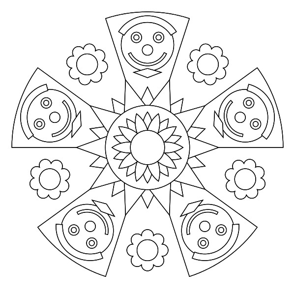 Mandala Coloring Sheets For Kids
 Mandala Coloring Pages For Kids Parenting Times