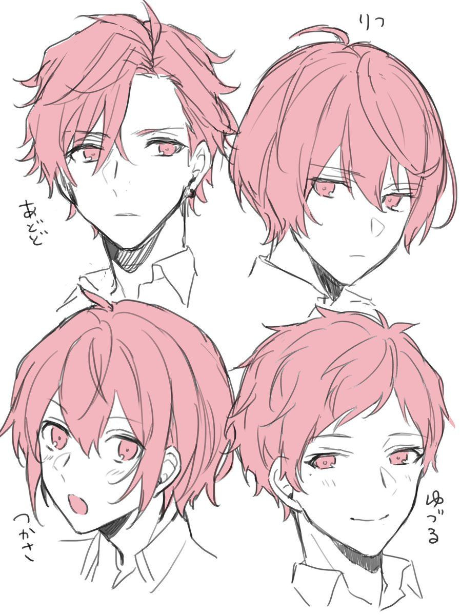 Manga Male Hairstyles
 Male hairstyles