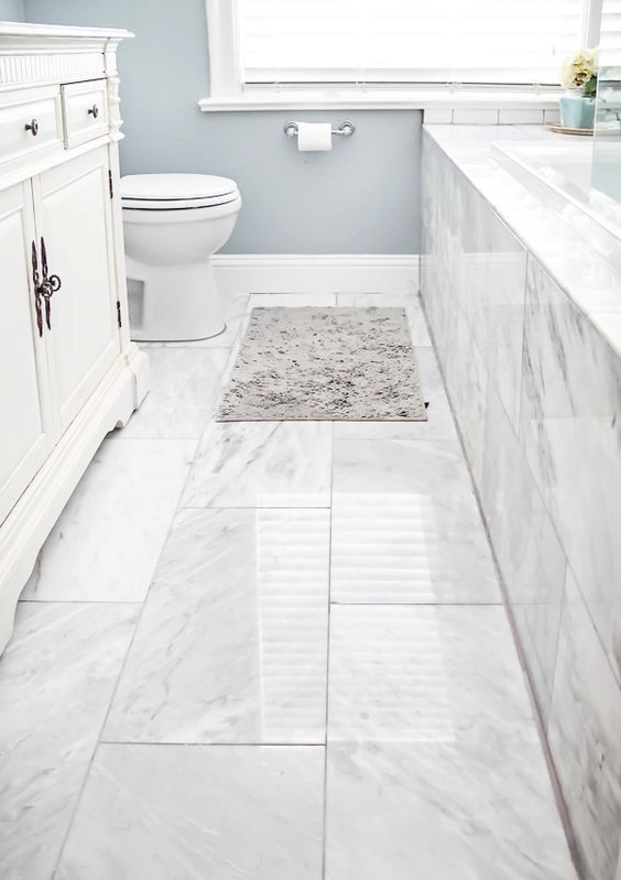 Marble Bathroom Tile
 41 Cool Bathroom Floor Tiles Ideas You Should Try DigsDigs